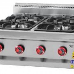 CSA 4 lü Gazlı Ocak Set Üstü 80x70x30 cm KRCS.SOG.870