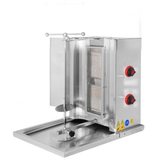 CSA 2 Radyanlı Sabit Döner Ocağı Gazlı ve Lpg Li CE Belgeli KRCS.SDOG.