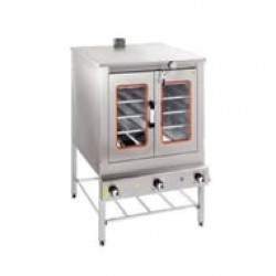 CSA Karacasan Çift Kapılı 100x100Cm Doğalgazlı Pasta Börek Fırını 