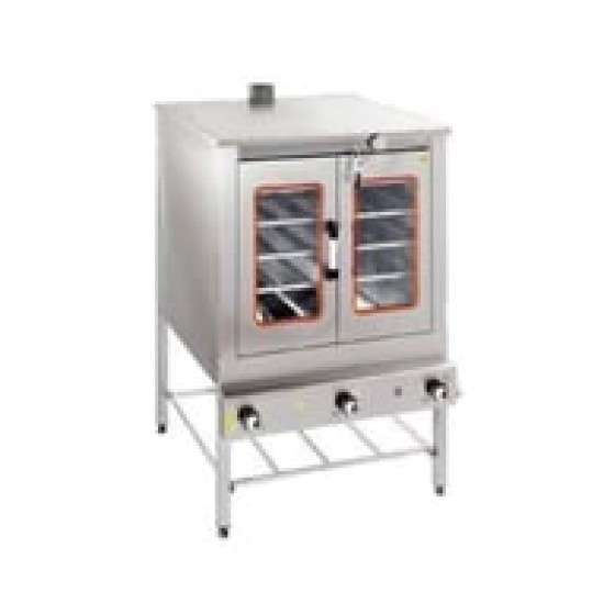 CSA Karacasan Çift Kapılı 100x100Cm Doğalgazlı Pasta Börek Fırını 