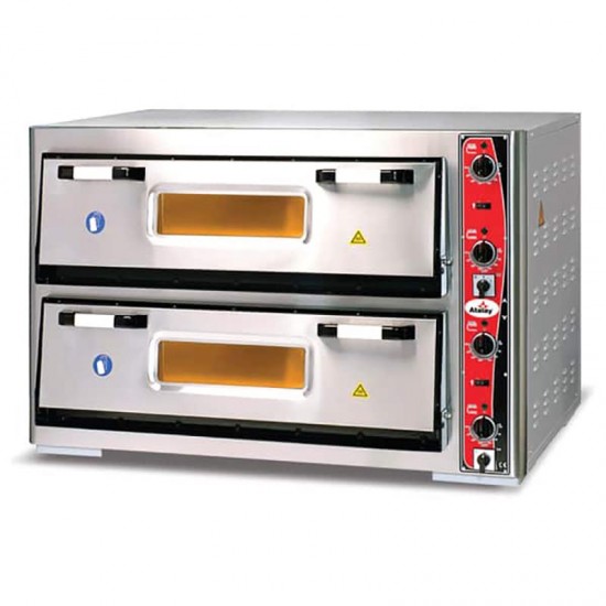 Atalay Çift Katlı Elektrikli Pizza Fırını, 18 Pizza Kapasiteli, APF-92-2 Atalay Çift Katlı Elektrikli Pizza Fırını, 18 Pizza Kapasiteli, APF-92-2