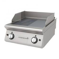 Atalay Setüstü Gazlı Izgara, Yarı Nervürlü Yarı Düz, 60x73x30 Cm, AGI 673 ND