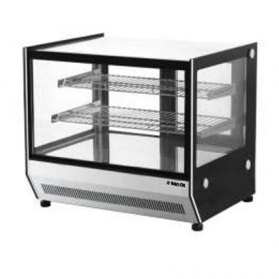 Senox Set Üstü Pasta Teşhir Dolabı, Panaromik Cam, 90 cm Senox Set Üstü Pasta Teşhir Dolabı, Panaromik Cam, 90 cm